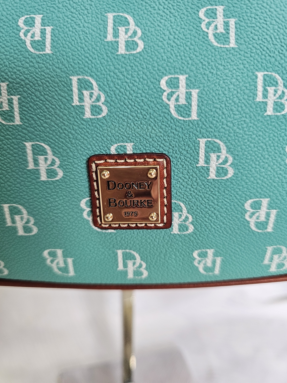 Dooney & Bourke Teal Signature Crossbody Bag w/ Dustbag RARE - Picture 3 of 9